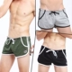 Quần lót nam boxer cotton trẻ trung cá tính thủy triều Phiên bản Hàn Quốc thoáng khí eo thấp quần ngắn đầu A quần Luo - Vòng eo thấp