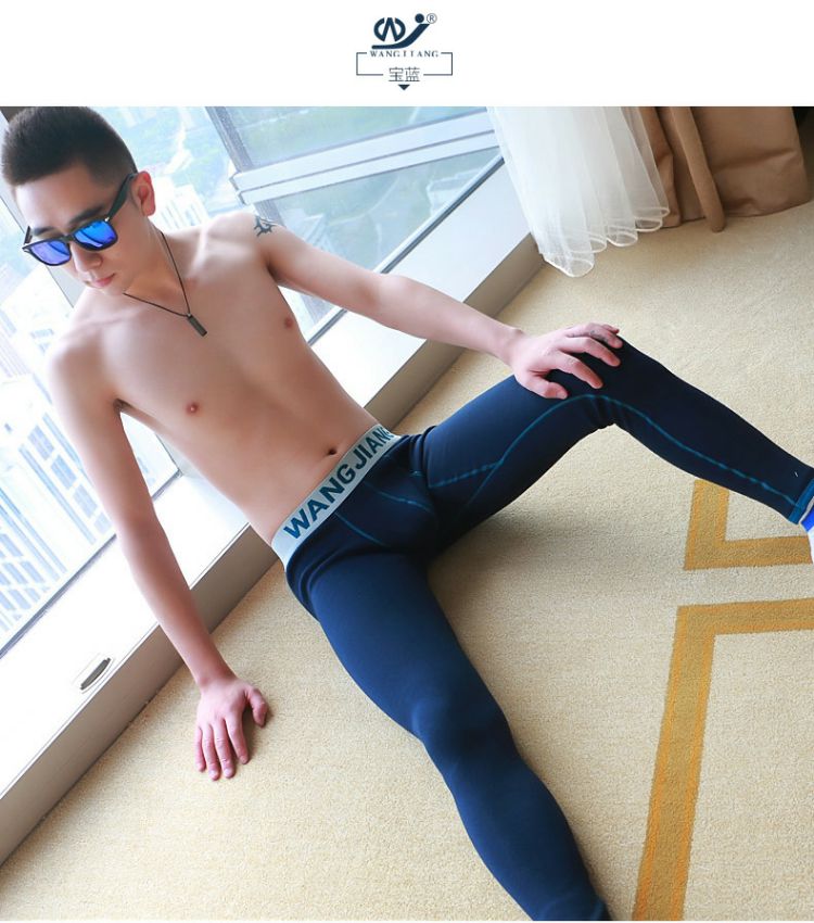 Quần lót nam miễn phí cộng với quần nhung dày ấm áp quần cotton bó sát quần legging trẻ trung quan cotton dai nu