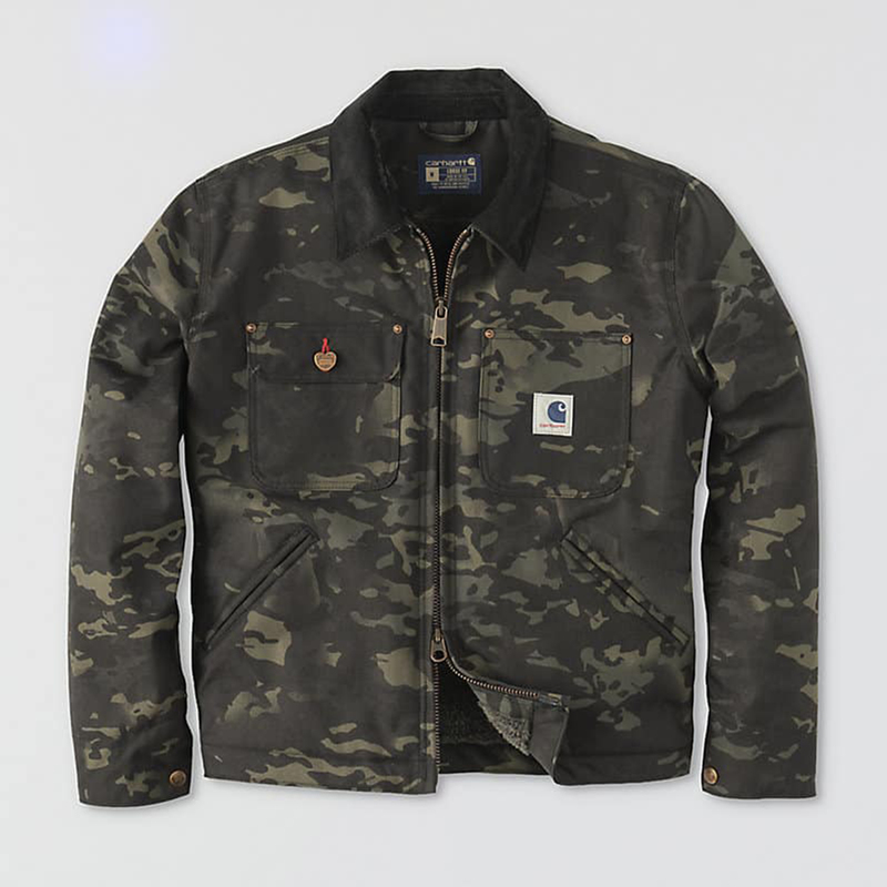 Carhartt 108323 American-Made 500D Cordura Camouflage Work Jacket 135Th Anniversary