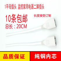 1 flat home mother plug electrician plug transfer line male plug 10A plug 220v power plug