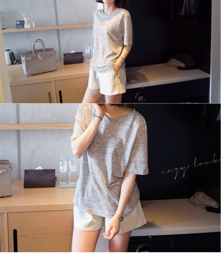 Phụ nữ mang thai quần short nữ mùa hè 2018 lỏng phụ nữ mang thai mùa hè dạ dày lift chân rộng cotton và quần linen mùa hè phần mỏng triều mẹ mặc quần áo bầu đẹp