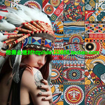 Thangka color tiles 300 European kitchen bathroom floor tiles Wall tiles flower pieces Balcony wall tiles 300X300