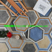 Nordic net red retro hexagonal brick 200X230 restaurant kitchen bathroom living room shopping mall wall and floor hexagonal brick