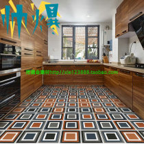 Nordic retro color tiles 300 kitchen bathroom wall tiles Floor tiles Balcony living room background tiles 200X200