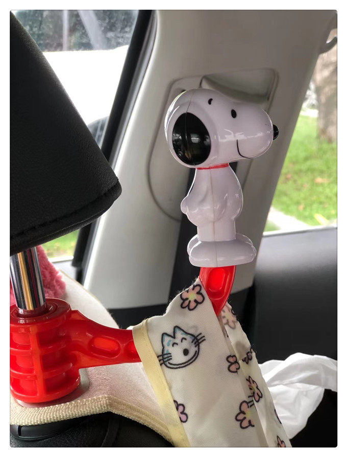 Heart sweet foreign trade -- day D cute cartoon SN* *PY car rear seat on-board hook containing hanging bag