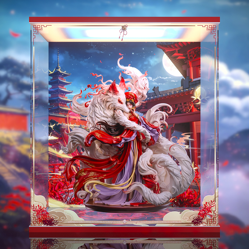 【Unmovable】No Limit Amerfort Sugar King Zhou Yi's Nine-Tailed Spirit Figure Display Box