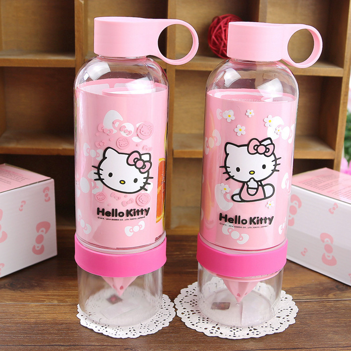 Hello kitty cat nhựa chanh cốc kitty mèo phim hoạt hình kt mèo chén cốc nước sippy tách trà