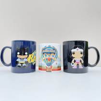 Out of the United States DC genuine Batman Wonder Woman Circus commemorative mug coffee milk ceramic water Cup