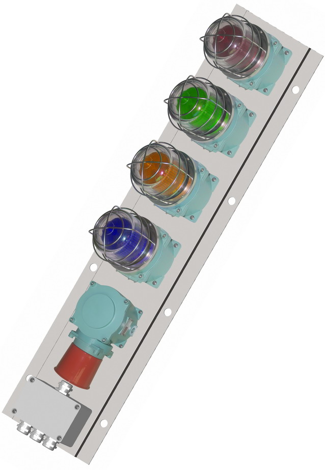 CSEP-A CSEP-L4 four-colour lamp speaker combined boat cabin explosion-proof signal lighthouse alarm lamppost