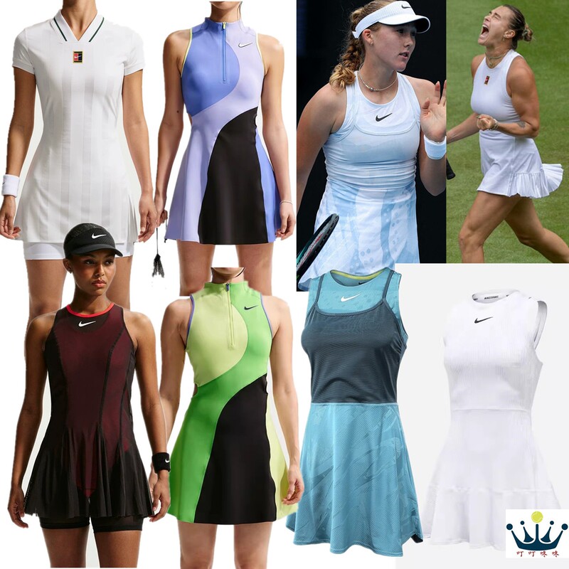 Nike Tennis Dress Sabalenka Dress Women's Quick-Drying Sports Skirt Fz6747/Ii3137/Iv5710
