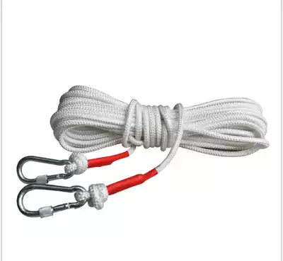 Clothesline Braided rope 10mm thick 10 m long double hook rope clothesline