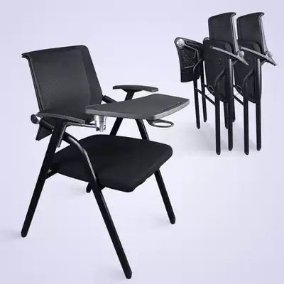 Simple learning chair table and chair integrated folding training chair with table Board training institution chair Office conference chair