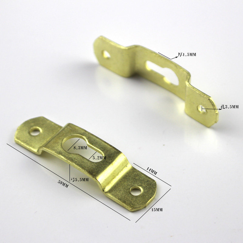 Cross embroidery back plate hook with a picture hook frame linked to the frame of gold thickening 1 5mm thick