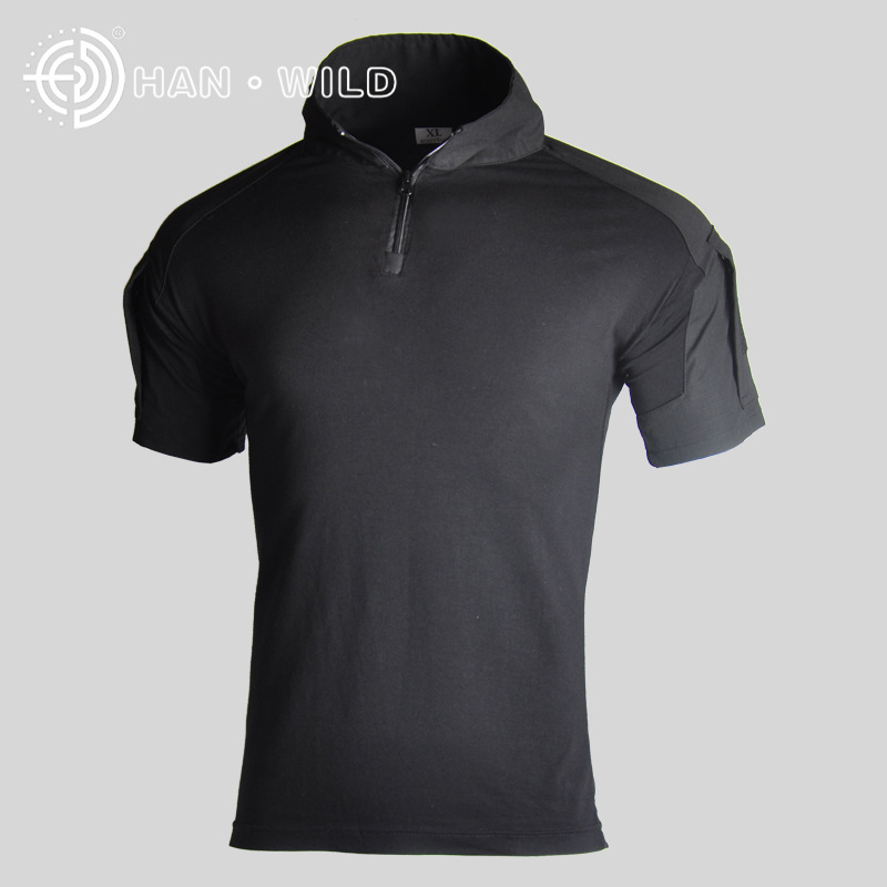 Domestic re-engraved GEN2 frog suit combat suit military fan outdoor frog skin G2 black short-sleeved single top