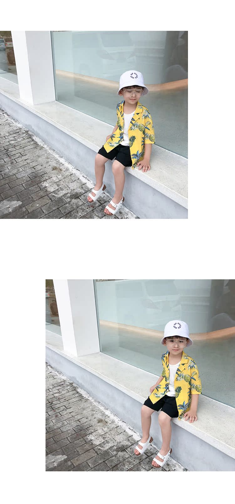 Lin Lin quần áo trẻ em trai mùa hè áo sơ mi trẻ em áo sơ mi bé trai lớn - Áo sơ mi quần áo trẻ em hàn quốc