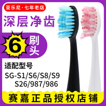 SEAGO SG861 Electric toothbrush head Suitable for S1 S6 S8 S9 987 S26 Saifu 986 replacement head