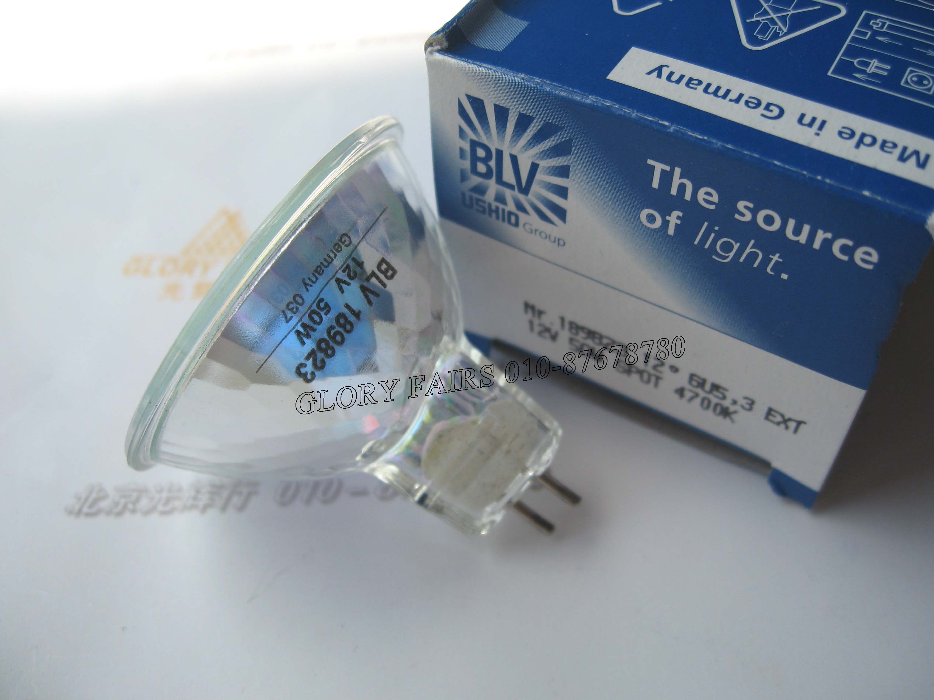 BLV 189823 12V50W 12 ° 4700K WHITESTAR white light lamp cup 12V 50W bulb