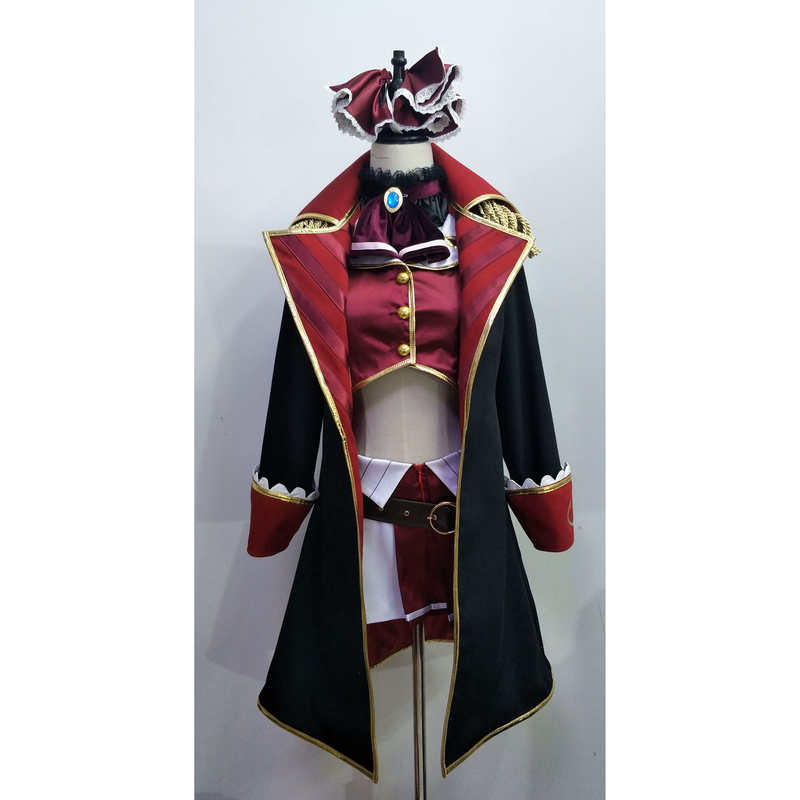 Virtual Streamer Baocong Malin Cosplay Costume Captain Cosplay Outfit Female Secret Society Cosplay Virtual Streamer Virtual Streamer Baocong Malin Cosplay Costume Captain Cosplay Outfit Female Secret Society Cosplay Virtual Streamer