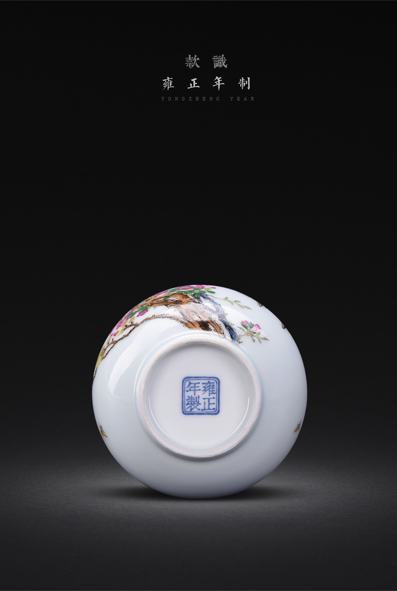 The Master of jingdezhen ceramics hand - made colored enamel Chinese vase furnishing articles sitting room porch decoration ceramics handicraft