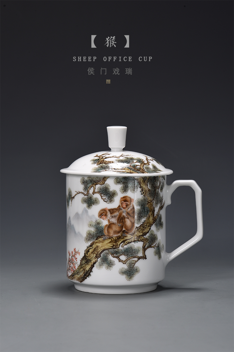 The Send mom and dad old - laws in ceramic cups zodiac section of men and women friends birthday present office cup with cover the custom