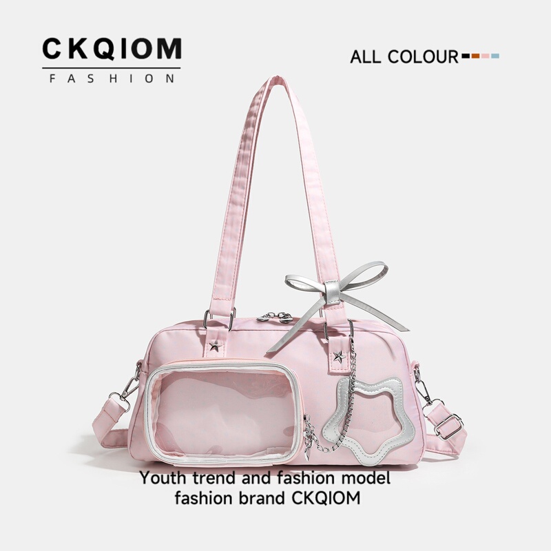 Japanese-Style Small Snack Bag Crossbody Bag Student Design Bag Two-Dimensional Pink Handbag Shoulder Bag for Women Japanese-Style Small Snack Bag Crossbody Bag Student Design Bag Two-Dimensional Pink Handbag Shoulder Bag for Women