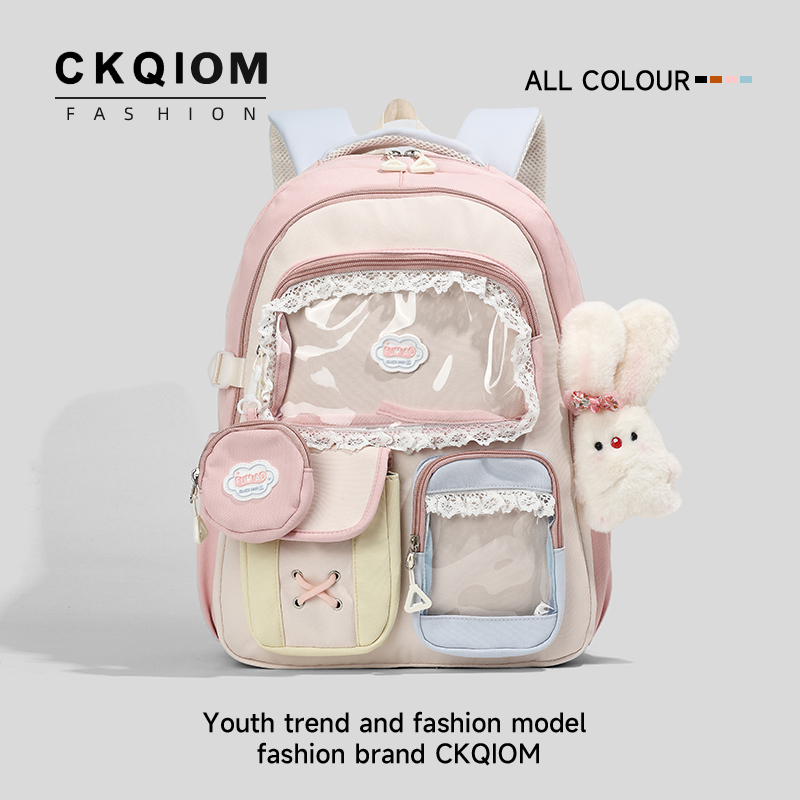 High-Quality Backpack, Large Capacity, Cute Backpack, Popular Student Backpack, Girls' Elementary School Backpack, 2025 New Model