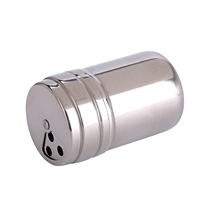  Kitchen barbecue seasoning box seasoning tank Stainless steel three-hole seasoning bottle barbecue supplies accessories