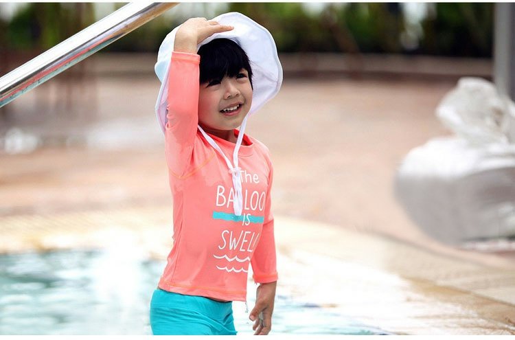 Đồ bơi cho bé trai Đồ bơi cho bé gái Bộ đồ bơi bé trai chia tay Đồ bơi dài tay cho bé Đồ bơi - Bộ đồ bơi của Kid bộ bơi cho bé