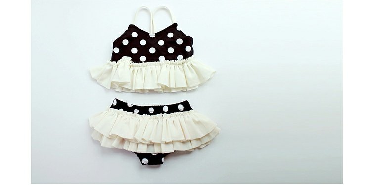 Phiên bản Hàn Quốc của trẻ mẫu giáo retro Đồ bơi Mickey cô gái cô gái đi biển dài tay áo chống nắng váy chia áo tắm - Bộ đồ bơi của Kid đồ bơi em bé