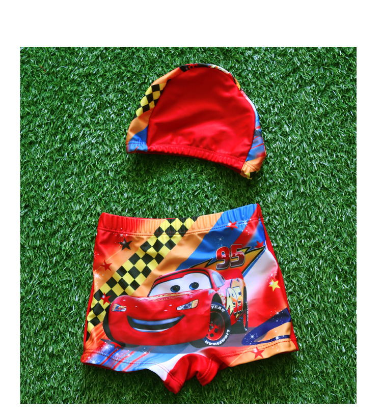 Quần bơi trẻ em mũ bơi bé trai quần bơi boxer quần bơi phim hoạt hình trẻ em bé bơi thân quần bé trai - Bộ đồ bơi của Kid do boi be gai