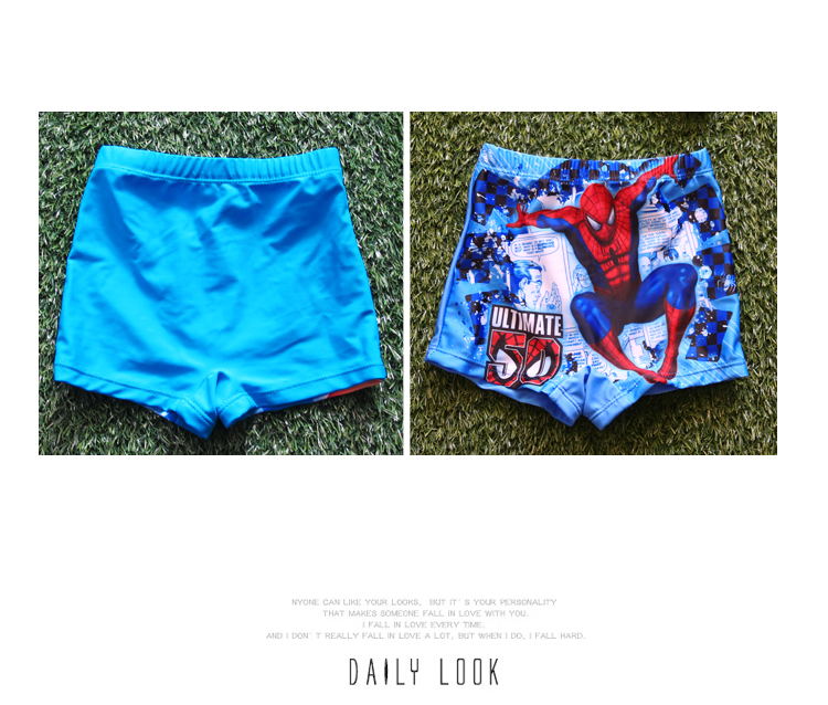 Quần bơi trẻ em mũ bơi bé trai quần bơi boxer quần bơi phim hoạt hình trẻ em bé bơi thân quần bé trai - Bộ đồ bơi của Kid do boi be gai