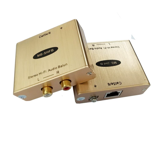 Audio -to -Network Cable RCA к RJ45 AV Audio to Network Extender Audio Audio Rentsmitter Extension Extension