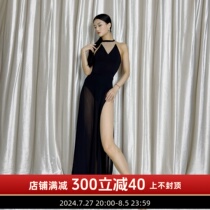 WYZ cover jazz dance suit womens group suit dance suit temperament high-end body suit apron suit