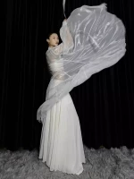 Белое марлевое платье (рекомендуется для внутреннего износа, лучшее наслоение)