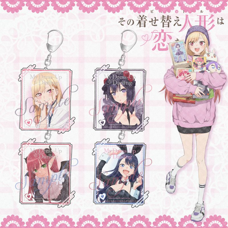 Dressing-Up Doll Falls in Love Pendant Ikuta Kawakiyo Keychain Anime Merchandise Kuroe Sora Liz Valley