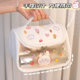 Сумка через плечо, косметичка, портативная водонепроницаемая сумка-органайзер, сумка для хранения, изысканный стиль