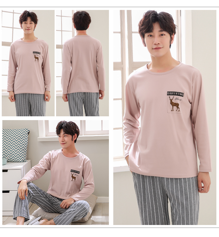 Bộ đồ ngủ cho bé trai mùa thu nam thanh niên mùa thu và mùa đông 12-13-14-15-16 tuổi học sinh trung học cơ sở nam sinh phục vụ đồ bộ thể thao nam