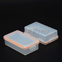 18650 BATTERY CASE WATERPROOF TYPE CONTAINING 2 STANZAS NEW TRANSPARENT PP MATERIAL 18650 BATTERY CASE PROTECTION BOX