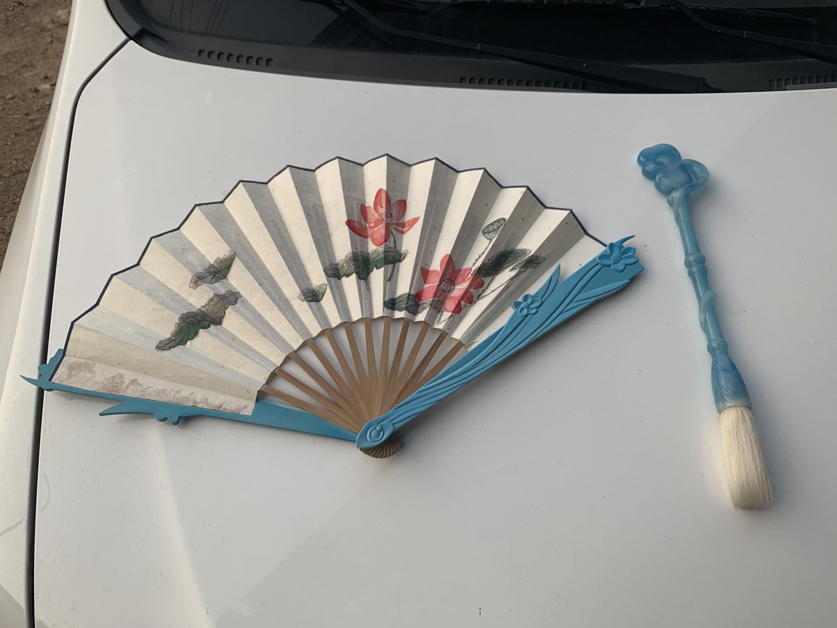 Golden Dragon Film and Television Special Props Processing Fan Sample Film and Television Special Props 7 days no reason to return and exchange 