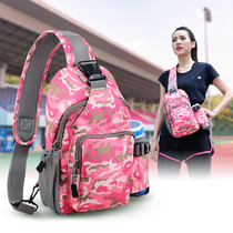 Single shoulder backpack sports bag outdoor multi-functional chest bag womens diagonal cross wild fitness bag travel bag ultra-light small shoulder