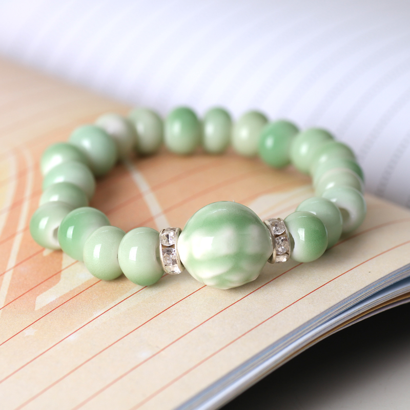 QingGe jingdezhen ceramic jewelry creative ceramic bracelet/national wind couples jewelry market, I supply of goods