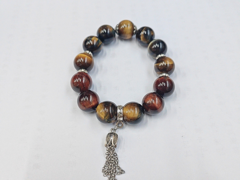 【Tiger Brings Wealth】Natural Colorful Tiger Eye Design Bracelet