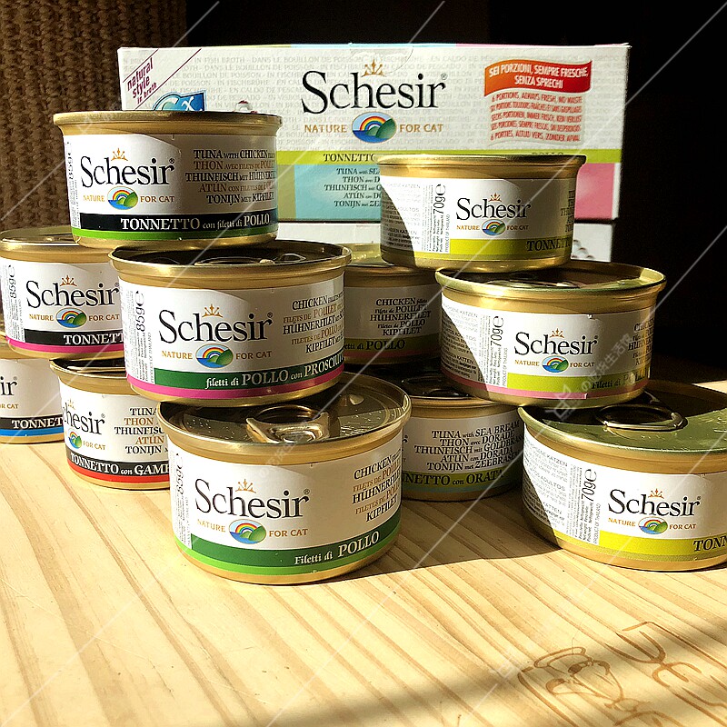 Italian Snow Poetry Elegant Schesir Rainbow Cat Canned Natural Cat Jars 6 Cans 14 Cans 24 Jar Mix Optional Taste