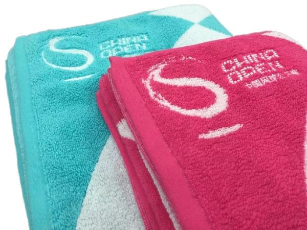  Aibosi Chinese Tennis Open Competition Cooperation Version Chinese Tennis Staff Pure Cotton Bath Towel Towel
