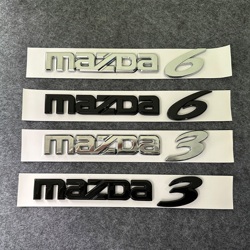 Подходит для английской этикетки Mazda MAZDA6 наклейка на автомобиль MAZDA6 наклейка на багажник MAZDA3 наклейка на автомобиль словесная этикетка