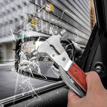 Vehicle-mounted fire emergency life-saving escape hammer car safety hammer multi-functional glass window breaker artifact