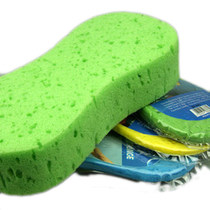 Car sponge car wash supplies tool compression sponge 8-character sponge high foam car wipe Cotton