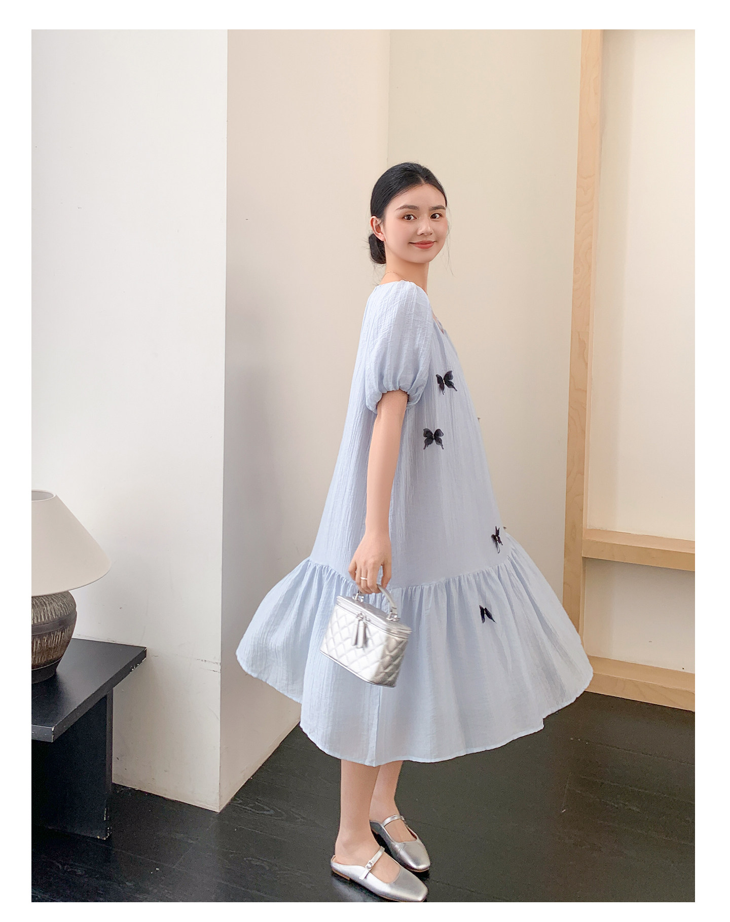 ZMA立体蝴蝶·孕妇连衣裙夏季新款漂亮孕期裙子宽松孕妇裙夏外穿 — 34