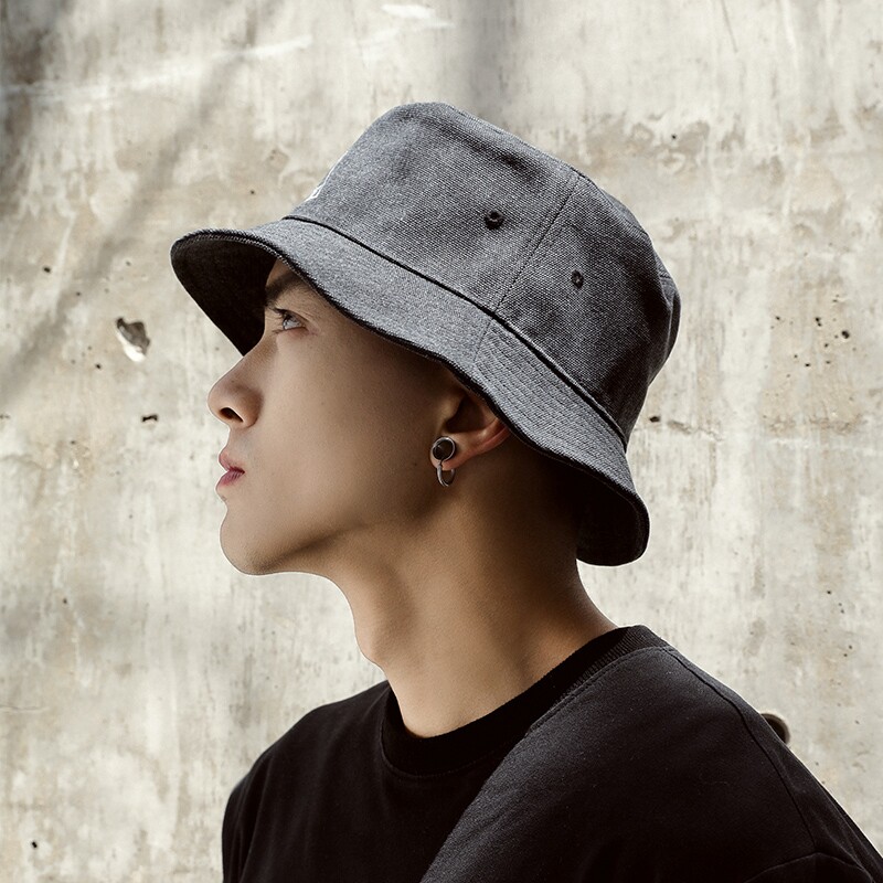 Male chic fisherman's hat spring and summer tide hip hop sun shade cap day of Hakukuku street pot hat