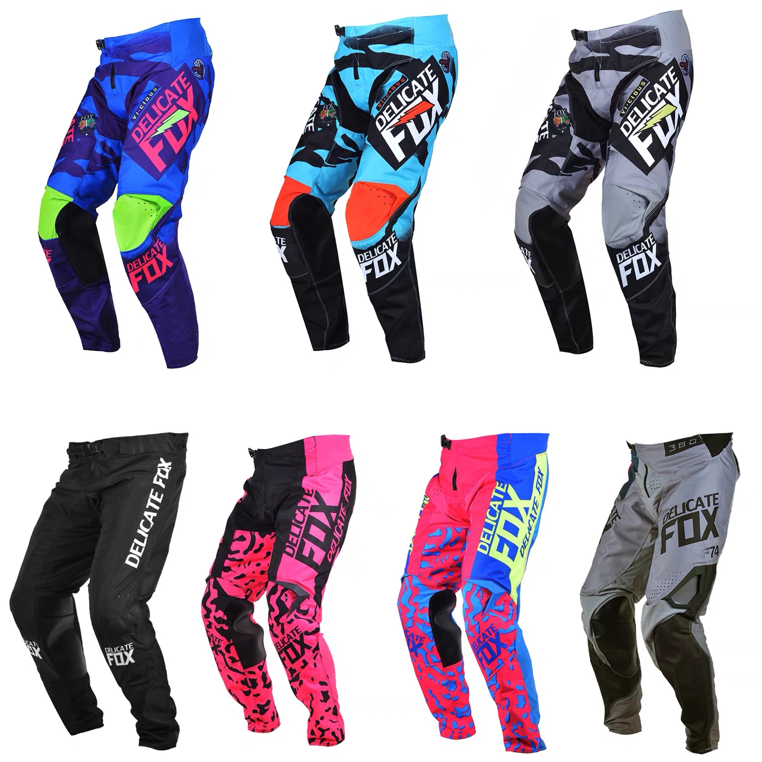 2022 summer new off-road motorcycle mountain bike outdoor sports downhill venue racing breathable trousers for men and women